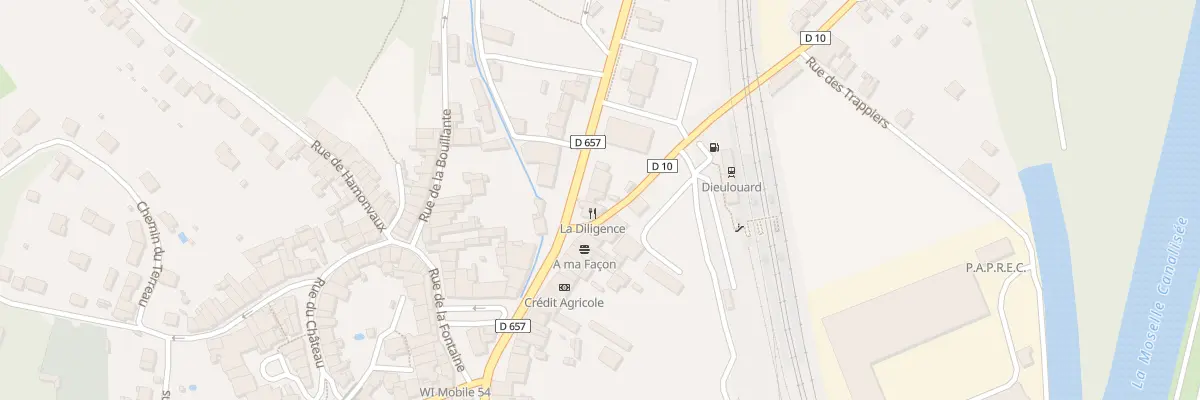Plan du 15 Av du Gen de Gaulle à Dieulouard
