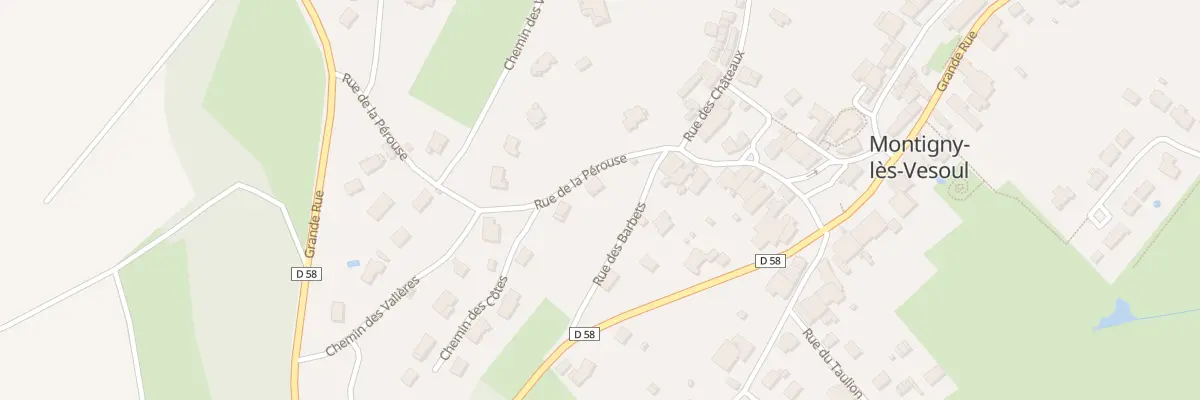 Plan du 2 Rue des Barbets à Montigny-lès-Vesoul