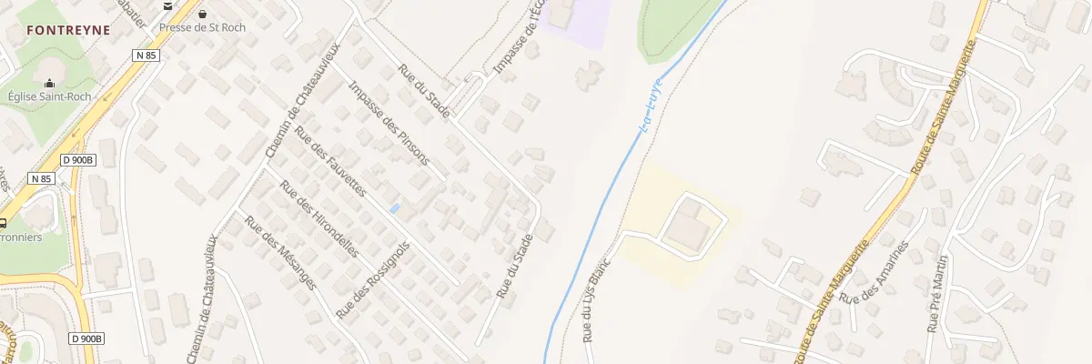 Plan du 5 Rue du Stade à Gap