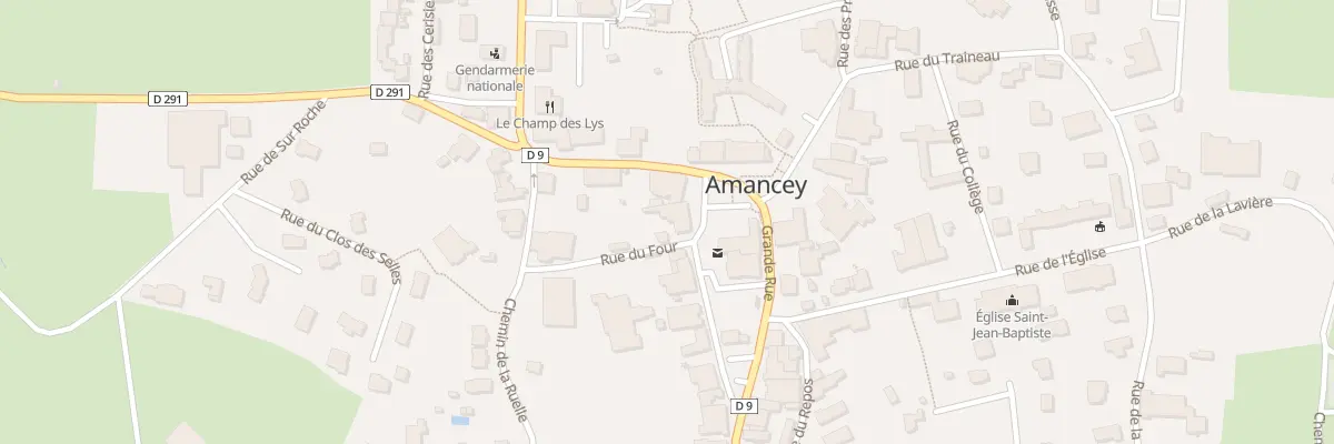 Plan du 4 Pl de la Mairie à Amancey