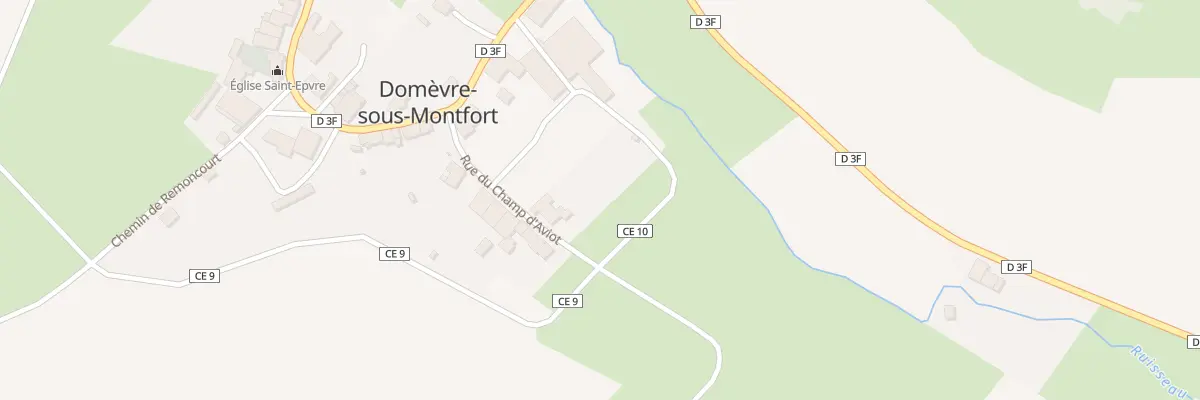 Plan du 111 Rue du Champ d’Aviot à Domèvre-sous-Montfort