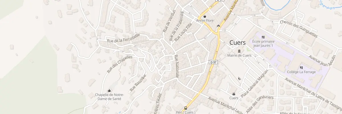 Plan du 3 Rue des Fours à Cuers