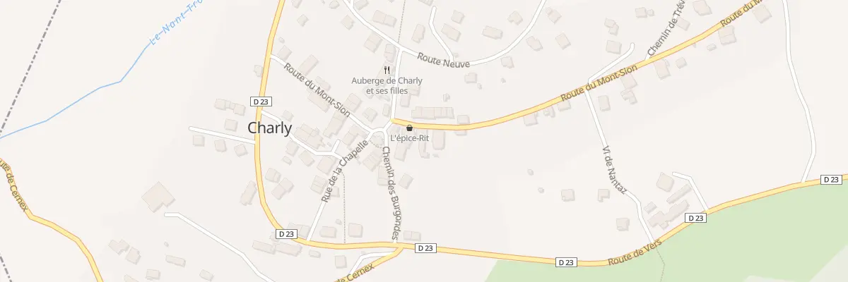 Plan du 210 Rte du Mont Sion à Andilly