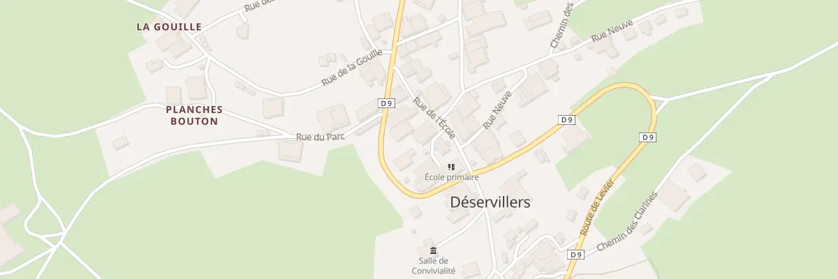 Plan du 2 Rue du Chalet à Déservillers