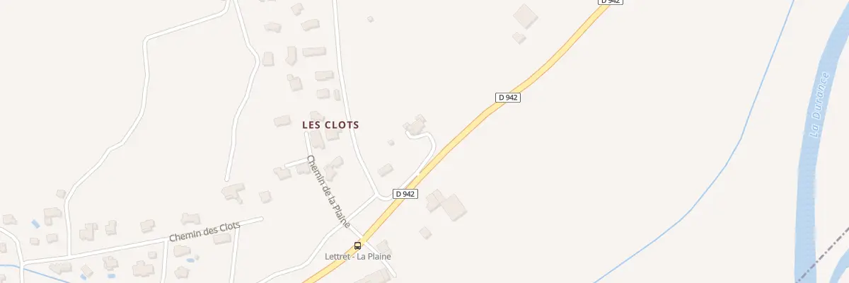 Plan du 5098 Les Clots à Lettret