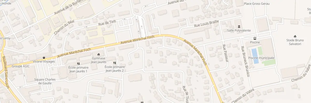 Plan du 9005 Rue Pierre et Marie Curie à Brignoles