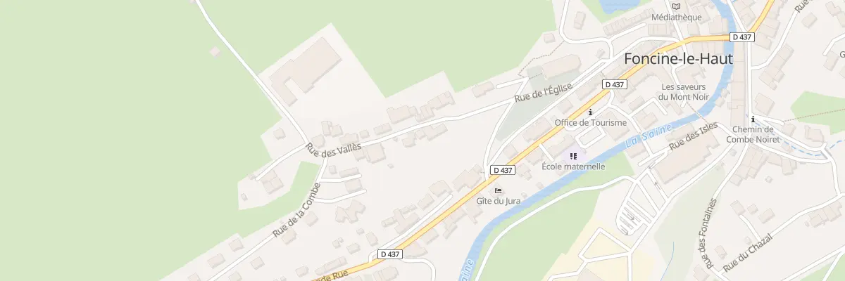 Plan du 9 Rue des Valles à Foncine-le-Haut