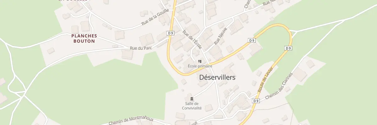 Plan du 6 Rue de l’Ecole à Déservillers