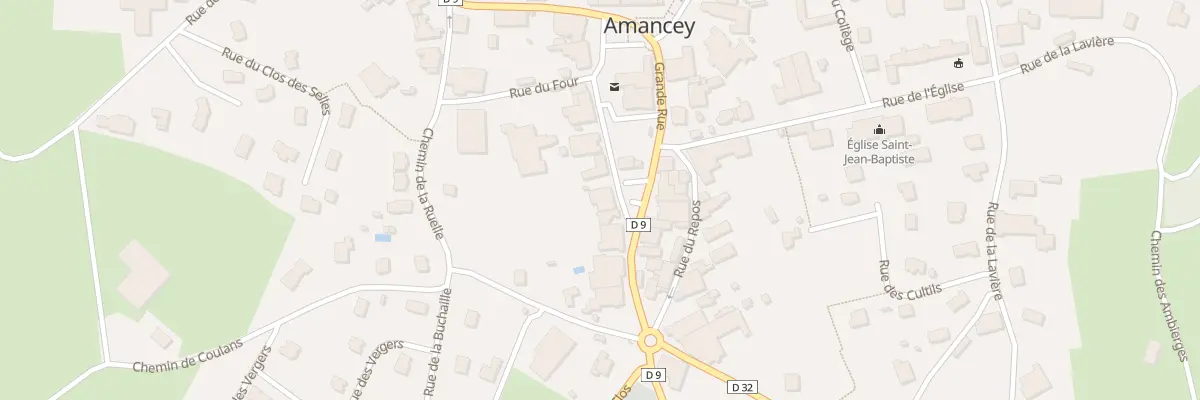 Plan du 28 Rue du Four à Amancey