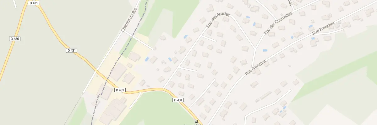 Plan du 6 Rue des Acacias à Thise