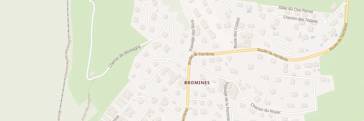 Plan du 247 Rte de Ferrières à Sillingy
