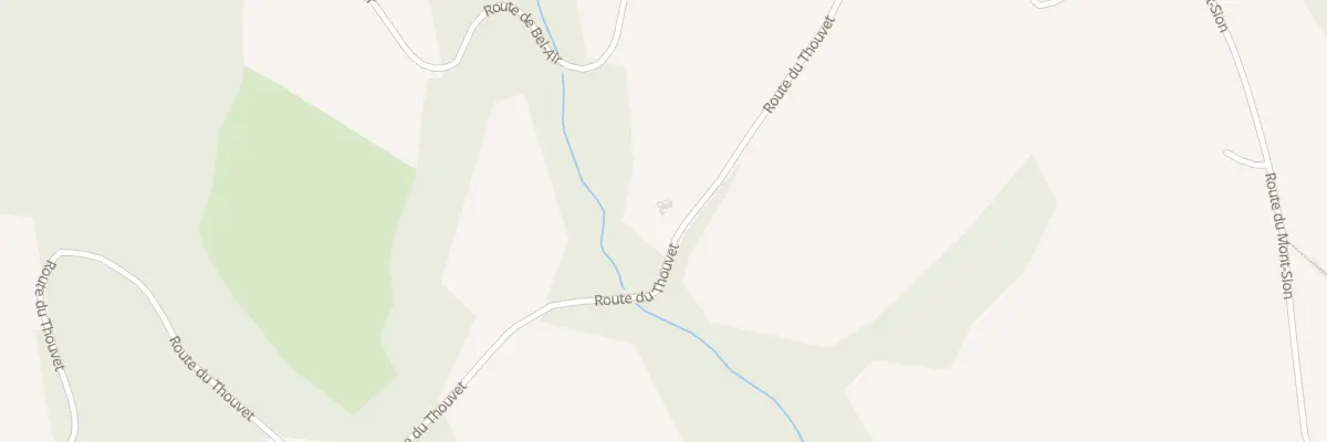 Plan du 590 Rte de Thouvex à Présilly