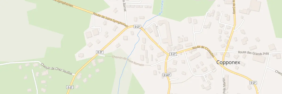 Plan du 104 Che du Pont Romain à Copponex