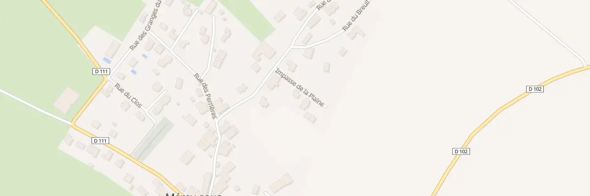 Plan du 2 Imp sur la Plaine aux Monts-Ronds