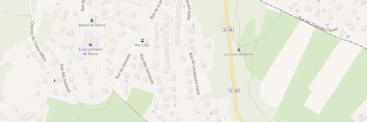 Plan du 4 Rue du Lieutenant Vallet à Morre