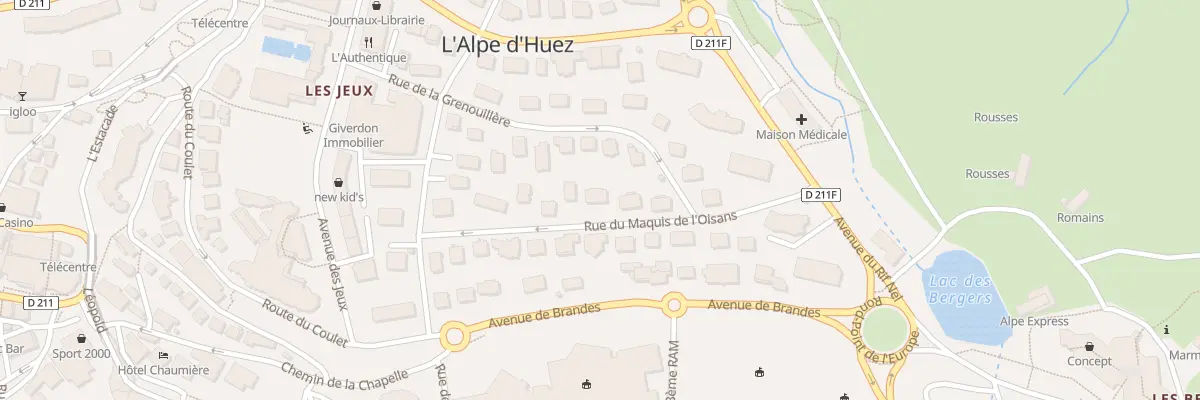 Plan du 157 Rue du Maquis de l’Oisans à Huez