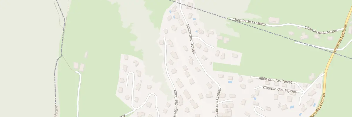 Plan du 180 Pas des Roux à Sillingy
