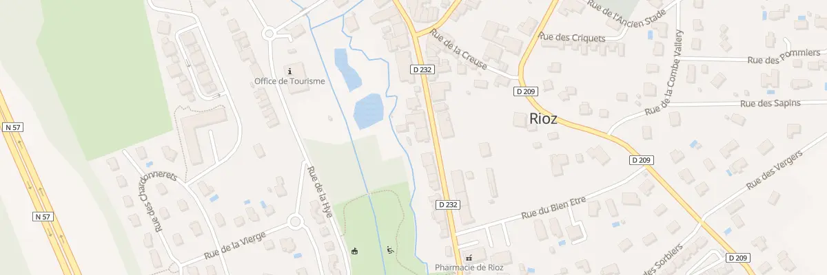 Plan du 98 Rue Charles de Gaulle à Rioz