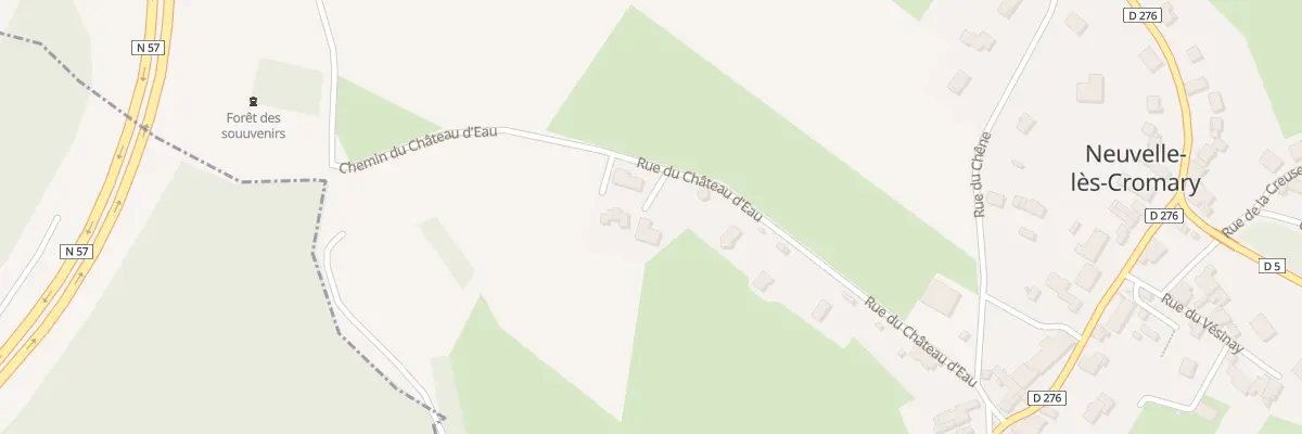 Plan du 17 Rue du Chateau à Neuvelle-lès-Cromary