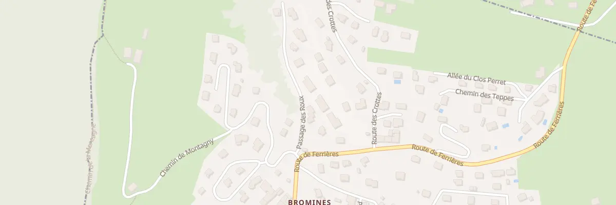Plan du 80 Pas des Roux à Sillingy