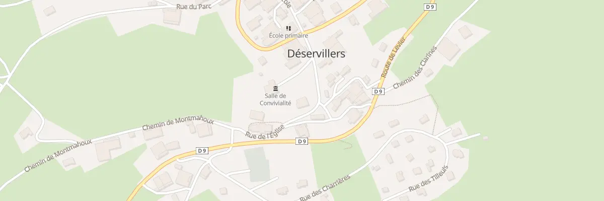Plan du 4 Rue de l’Eglise à Déservillers