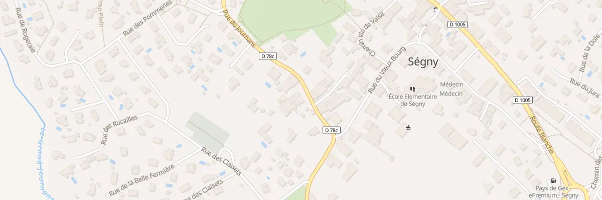 Plan du 63 Rue du Journans à Ségny