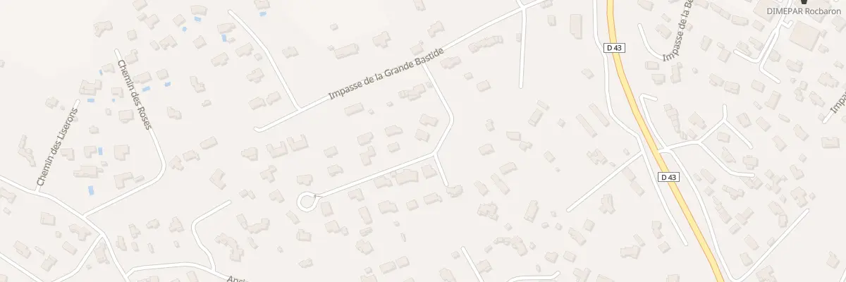 Plan du 122 Imp Mathilde à Rocbaron