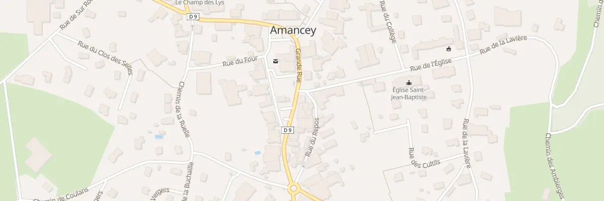Plan du 33 Gr Grande Rue à Amancey
