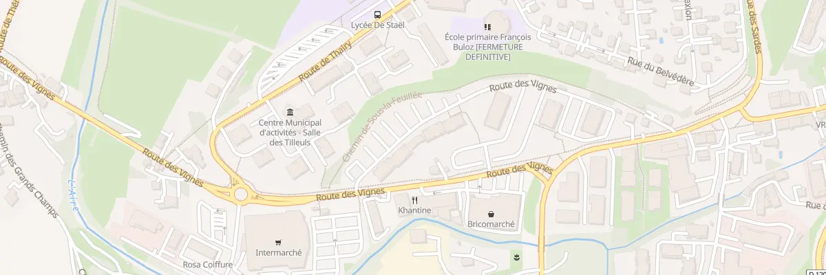 Plan du 12 Rte des Vignes à Saint-Julien-en-Genevois