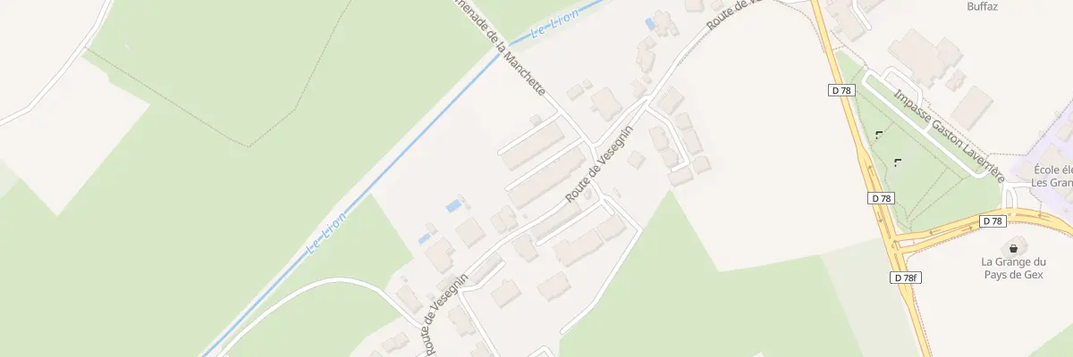 Plan du 2654 Prom de la Manchette à Prévessin-Moëns