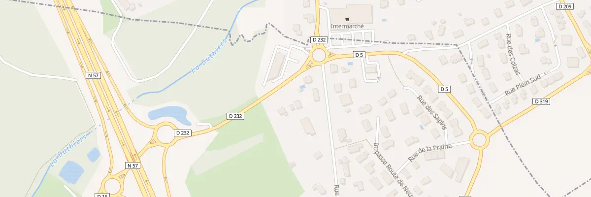 Plan du 1 Rte de Sorans à Neuvelle-lès-Cromary