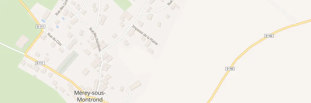 Plan du 9004 Imp sur la Plaine aux Monts-Ronds