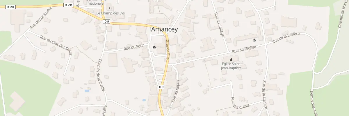 Plan du 31 Gr Grande Rue à Amancey