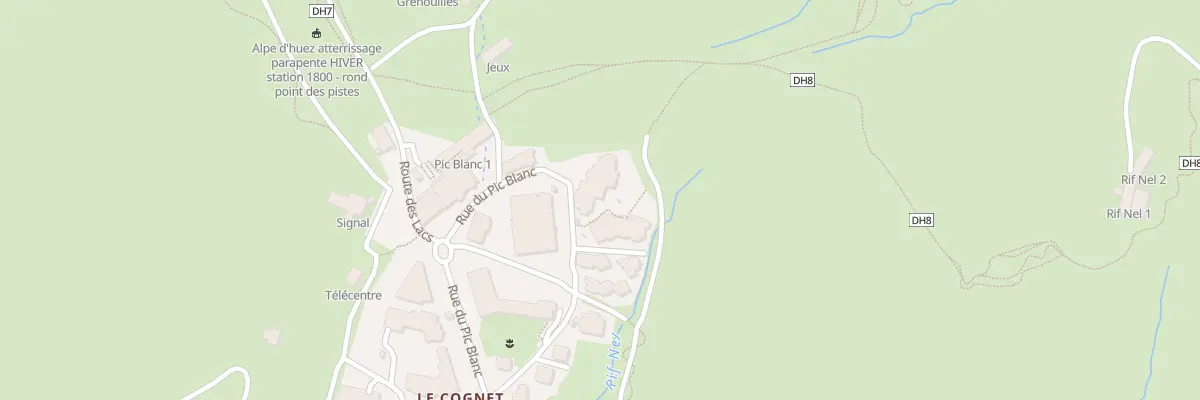Plan du 180 Rue de Fontbelle à Huez