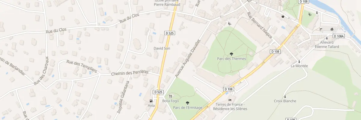 Plan du 10 Av Davallet à Allevard
