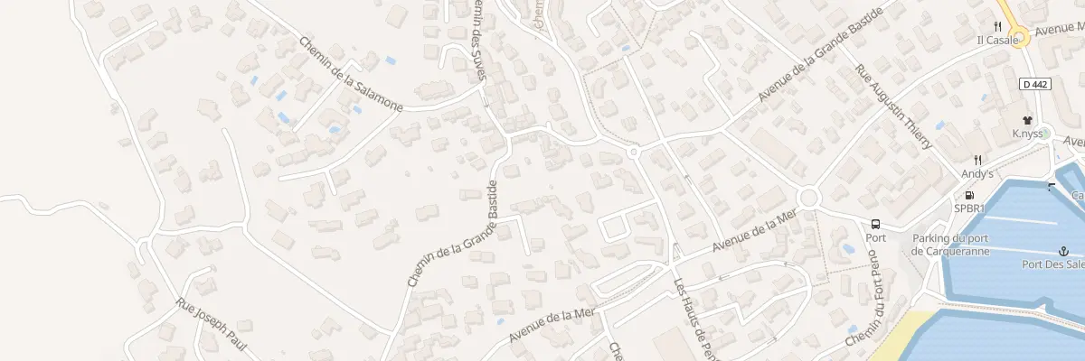 Plan du 49 Av de la Grande Bastide à Carqueiranne