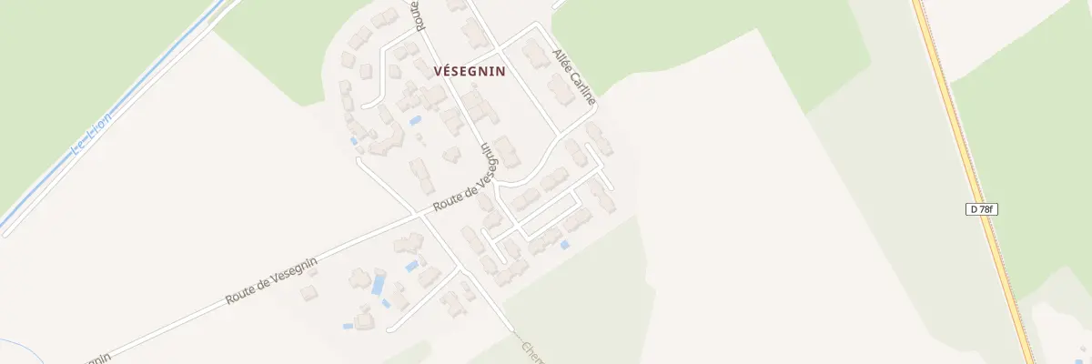 Plan du 651T Rte de Vésegnin à Prévessin-Moëns