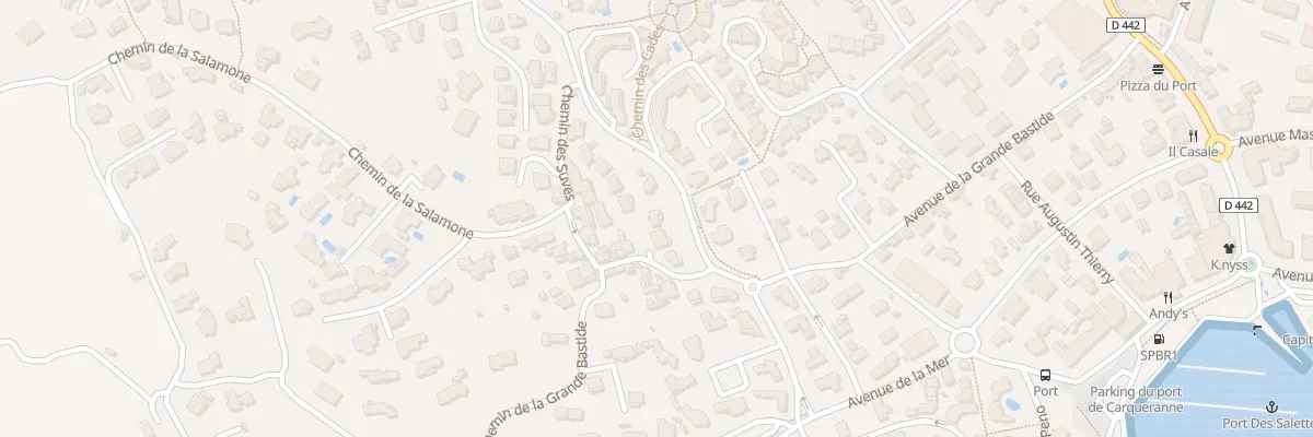 Plan du 330 Av du Grand Chene à Carqueiranne
