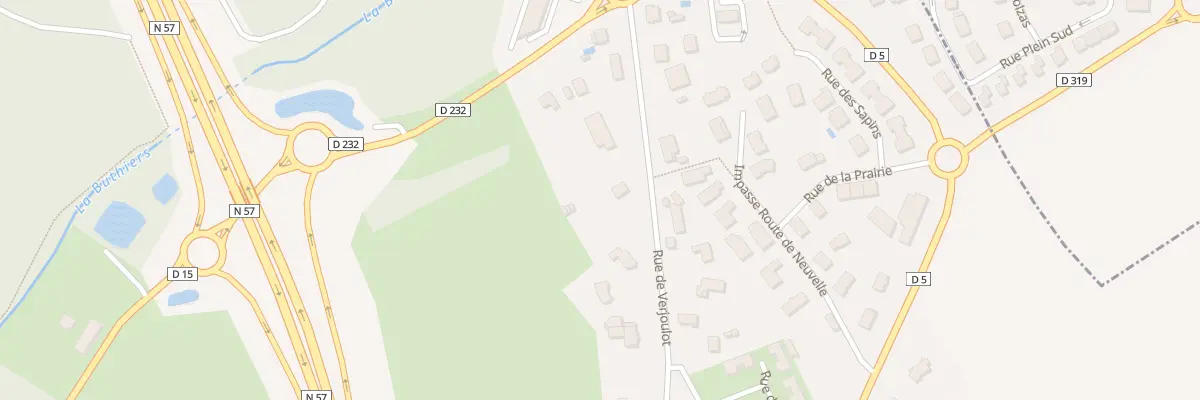 Plan du 8 Rue de Verjoulot à Neuvelle-lès-Cromary