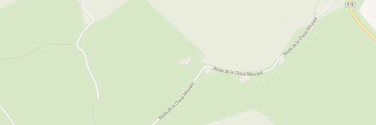Plan du 1421 Rte de la Chaux Mourant à Bellefontaine