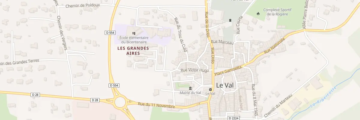 Plan du 5100 Rue des Aires au Val