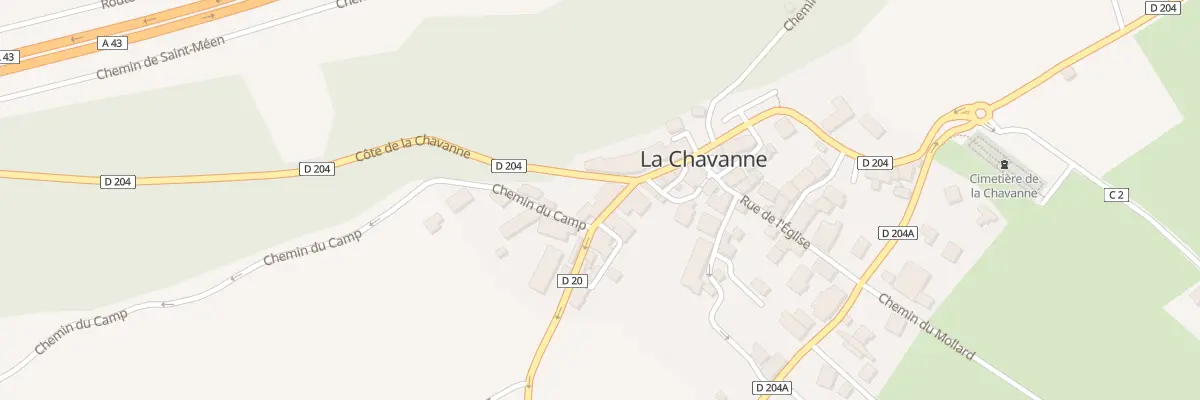 Plan du 18 Rte des Bugnons à La Chavanne
