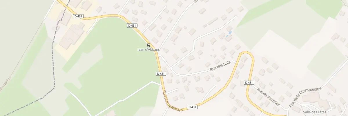 Plan du 1 Rue des Genévriers à Thise