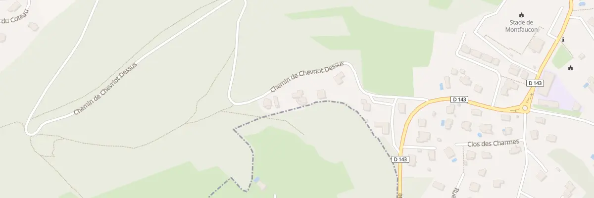 Plan du 11 Rue Chevriot Dessus à Montfaucon