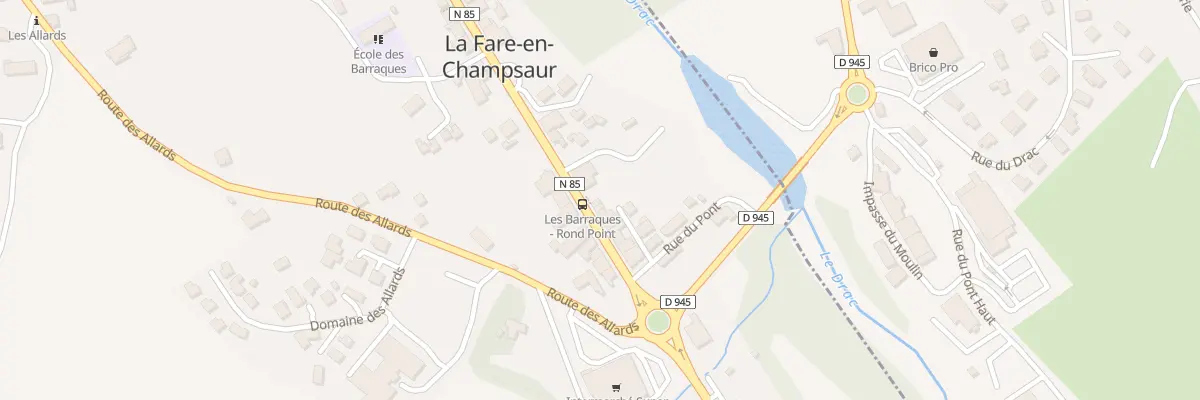 Plan du 16 Rte de Grenoble à La Fare-en-Champsaur