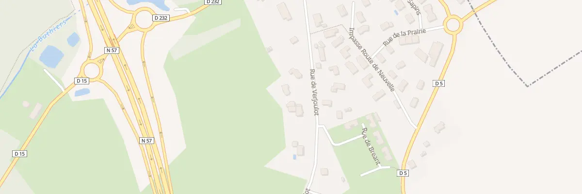Plan du 12 Rue de Verjoulot à Neuvelle-lès-Cromary