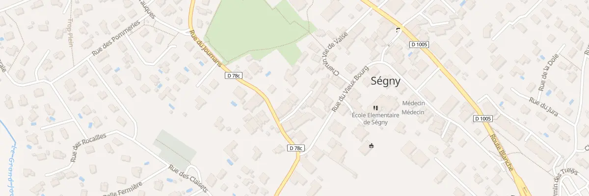 Plan du 41 Imp du Journans à Ségny