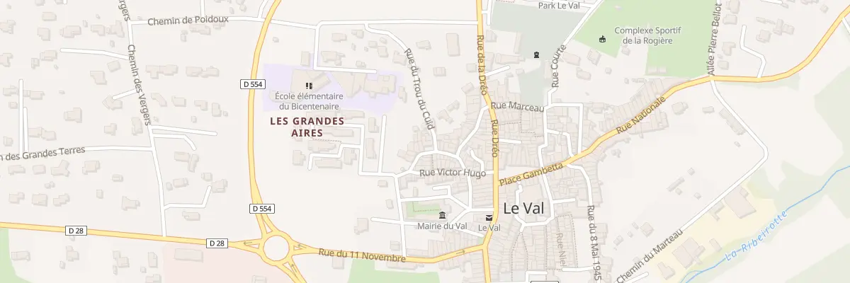 Plan du 5097 Rue des Aires au Val