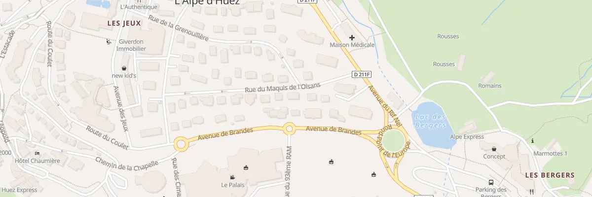 Plan du 218 Rue du Maquis de l’Oisans à Huez
