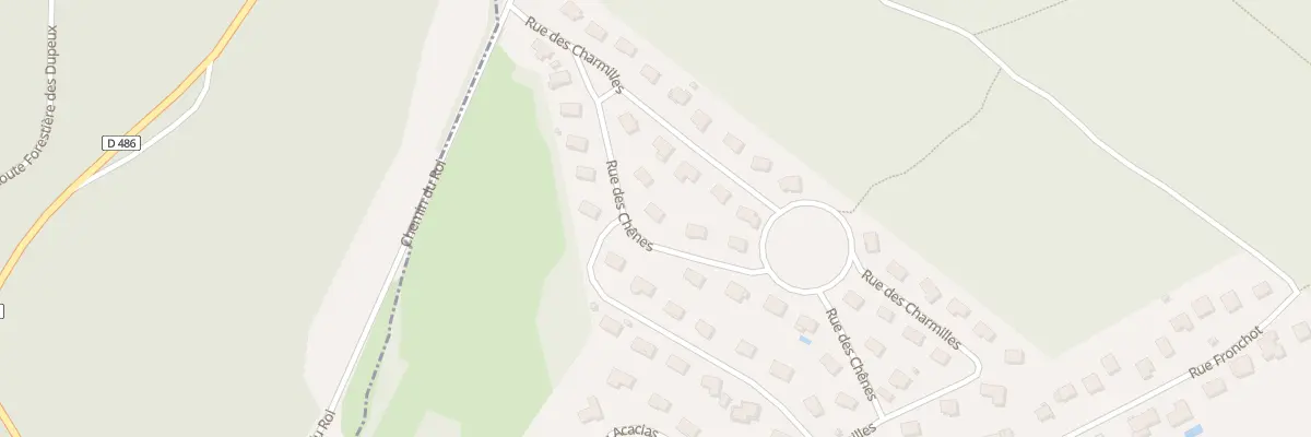 Plan du 10 Rue des Chênes à Thise